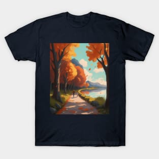 Autumn - Impressionism Morning T-Shirt